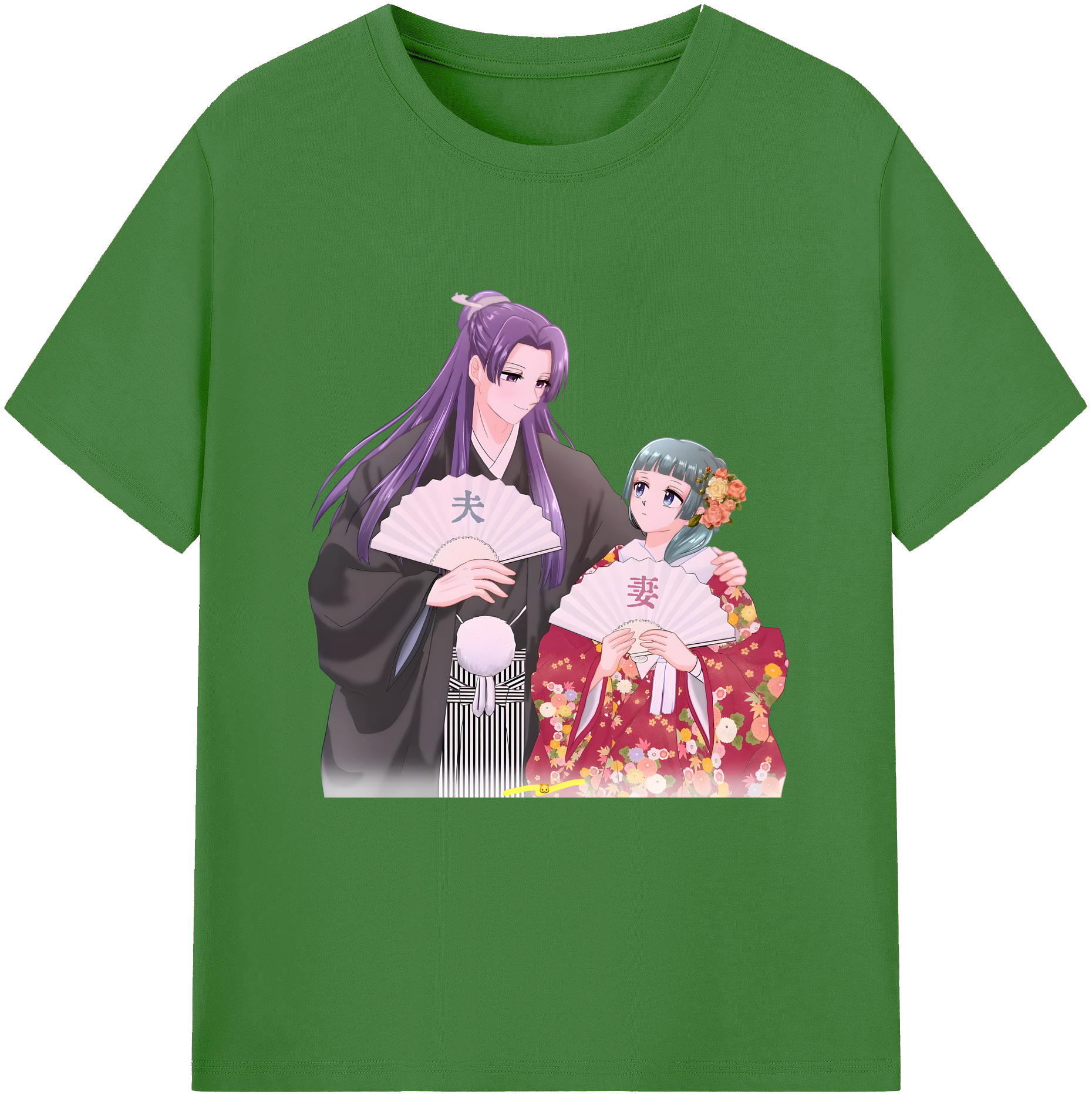 （画像用） 薬屋のひとりごと The Apothecary Diaries レディースカジュアルプリントTシャツ（綿100％）